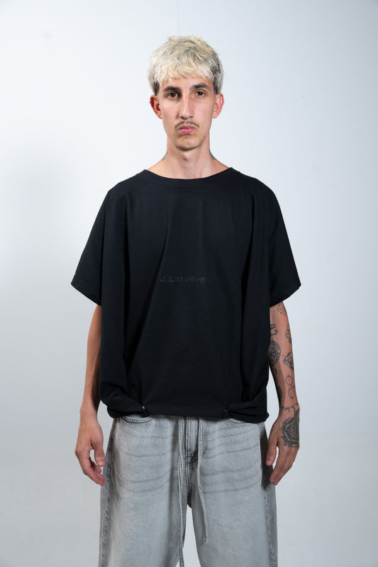 Black square t-shirt