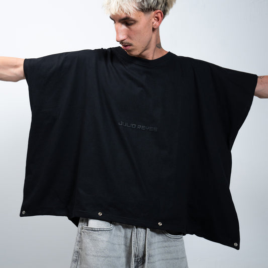 Black square t-shirt