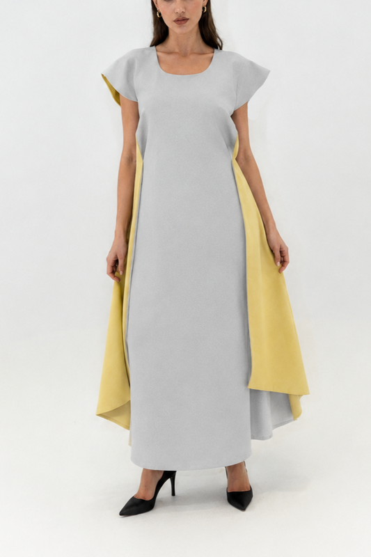 Vestido de una pieza Gris