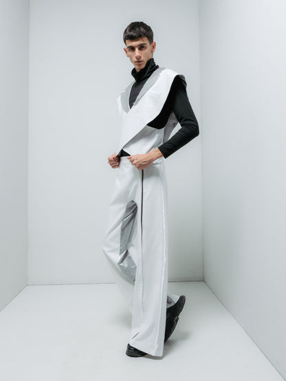 Pantalón con cremallera en la pierna