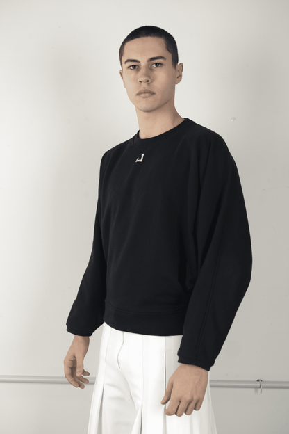 Black square t-shirt