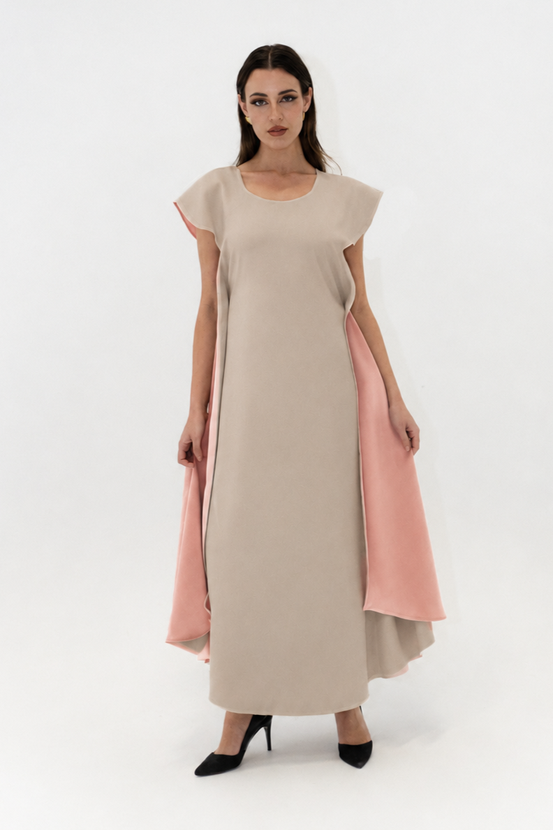 Vestido de una pieza Beige